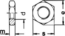 Hex Thin  Nuts