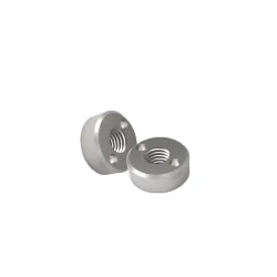 Round Nut With Drilled Holes In One Face