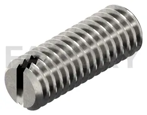 Slotted Set Screw Flat Point